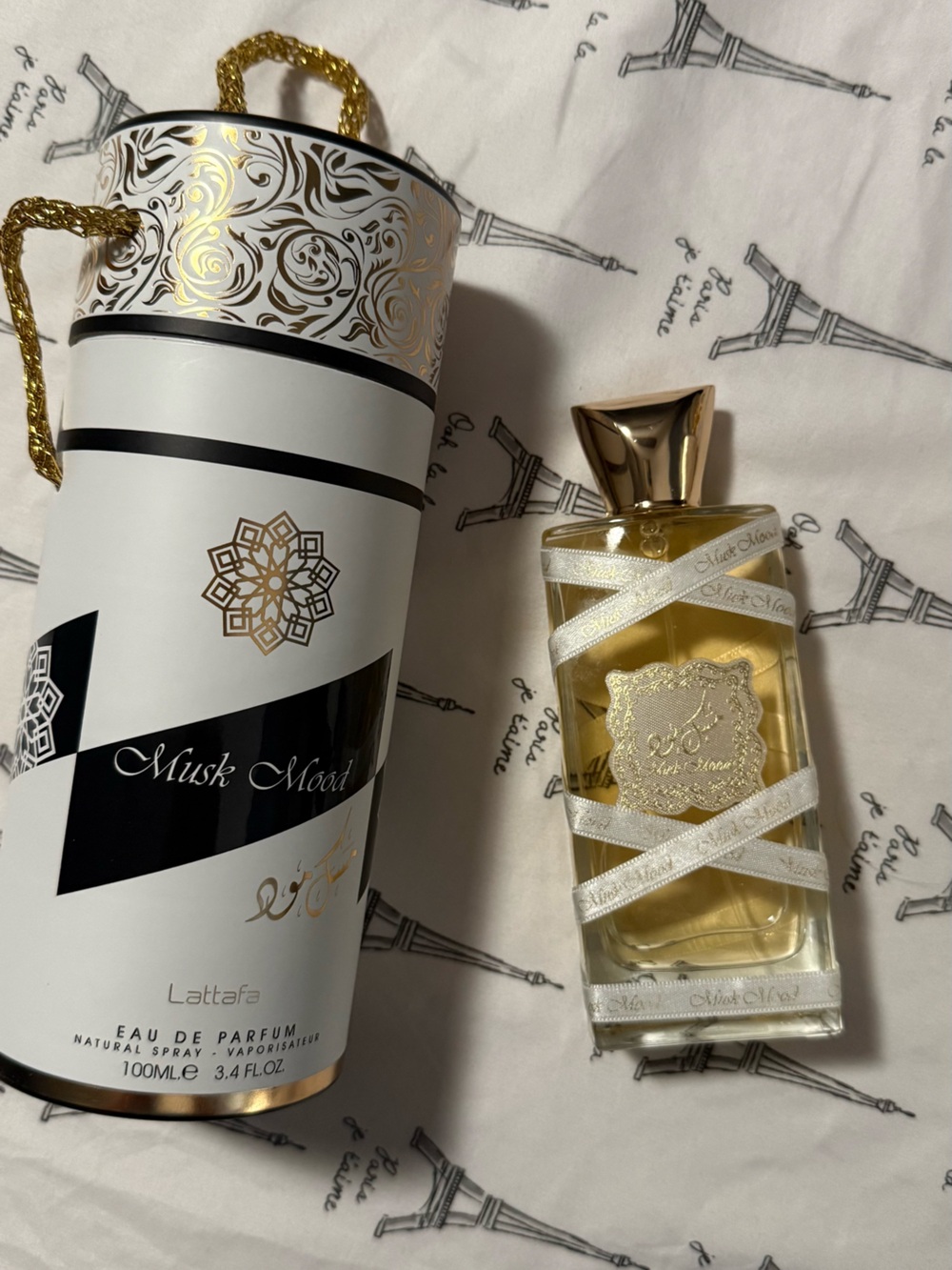 Lataffa Musk Mood— Gold Bottle